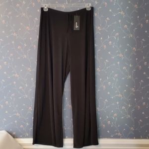 NWT Plus Palazzo Pants Black WIDE Leg from Amazon